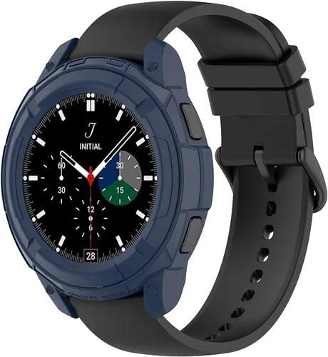 Miniatura 4 de Samsung Galaxy Watch 4 Classic - Funda protectora de 1.81 pulgadas (1.811 in) con marco de anillo bisel (negro/azul/rojo/blanco/verde)