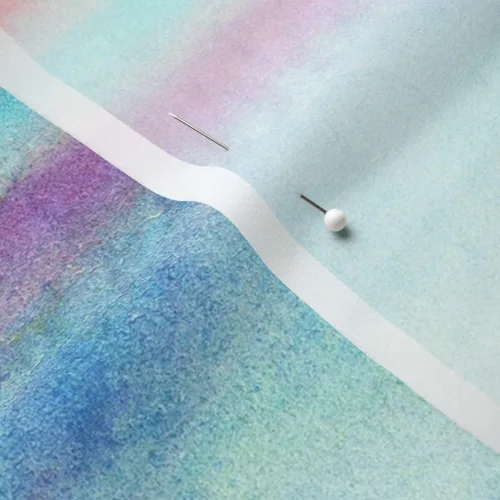 Miniatura 5 de Tela Spoonflower – Pintura de acuarela, color aguamarina, océano, cian, moderno, impreso en tela de gasa, por The Yard – Costura de ropa de moda