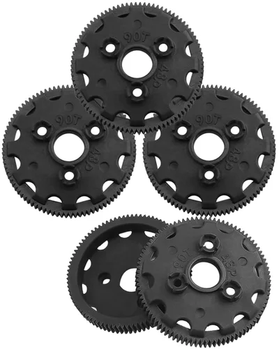 RC 48P 90T Pieza de mejoras de engranajes rectos para 1/10 Slash Rustler Stampede Bandit 2WD VXL XL-5, nailon resistente 5PCS 90T Spur Gear Hops Up,