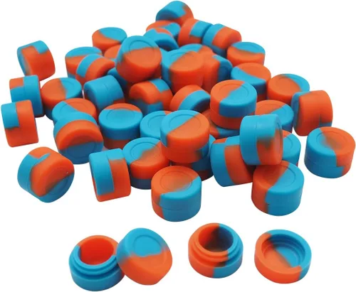 Miniatura 5 de Gentcy contenedores de silicona para aceite de cera concentrado, 3 ml, Multicolor