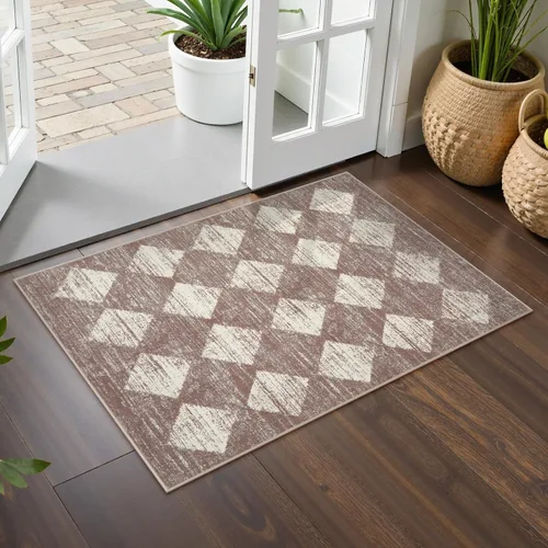 Miniatura 41 de Lahome Alfombras de Área Lavables a Máquina para Dormitorio Estético, Alfombra de Área Suave 4x6 pies para Sala de Estar Antideslizante, Alfombras