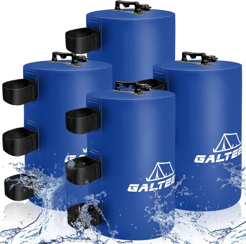 Bolsa de Peso de Agua para Toldo, Juego de Pesas de Agua para Tienda de 88 LBS, Juego de 4 Pesas para Patas para Toldo Emergente, Toldos, Tienda de
