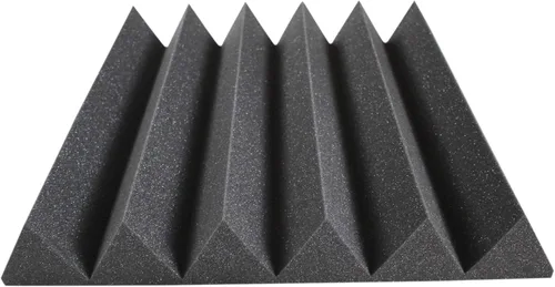 Miniatura 13 de Paneles de espuma acústica de 24 x 24 pulgadas, paquete de 12, 48 pies cuadrados, utilizados para reducción de sonido de estudio de grabación
