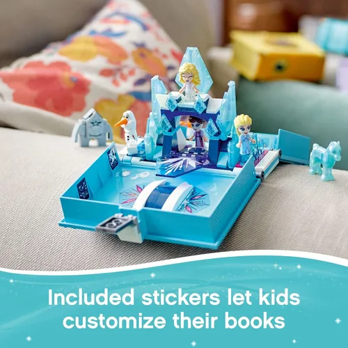 Miniatura 5 de LEGO Disney Frozen 2 Elsa and The Nokk Storybook Adventures Juguete de construcción 43189 inspirado en la película, idea de regalo para niños