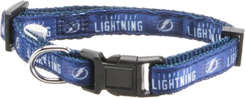 Miniatura 45 de Collar Pets First NHL para perros y gatos. ¡Ajustable, lindo y elegante! ¡El collar definitivo para fanáticos del hockey! Pittsburgh Penguins