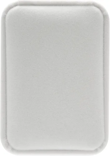 Miniatura 4 de Caja de regalo de joyería de terciopelo clásico para collar colgante (blanco)
