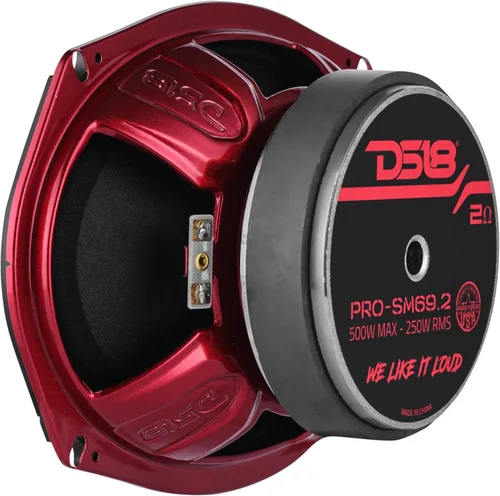 Miniatura 8 de DS18 PRO-SM69.2 6x9 Altavoz de Cono de Rango Medio de Montaje Poco Profundo Resistente al Agua, 500W Potencia Máxima, 250W RMS, 2 Ohmios - Perfecto