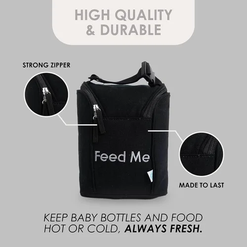 Miniatura 5 de Easy Baby - Pañales, biberones y suministros - Bolsas organizadoras - Cambiar, alimentar y vestirme (paquete de 4 Brooklyn) Organizar cubos