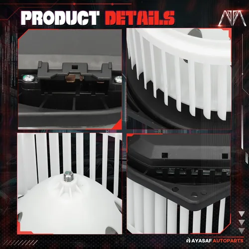 Miniatura 4 de 700193 Conjunto de motor de soplador HVAC para Nissan 350Z/370Z/Altima/Pathfinder/Murano/GT-R, para Infiniti EX FX G Q QX JX M Series