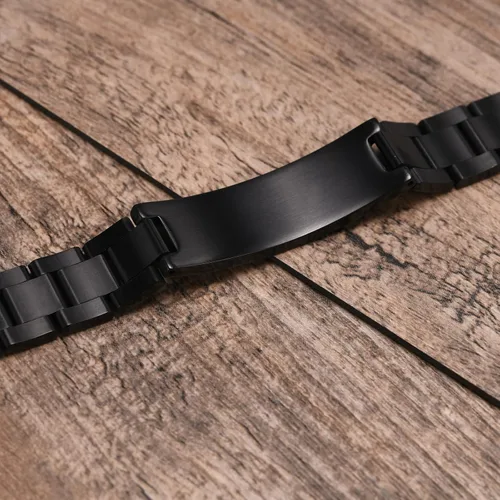 Miniatura 4 de VNOX Pulsera cristiana para hombre con versículo de la Biblia personalizada de acero inoxidable, regalo inspirador para hombres, ajustable