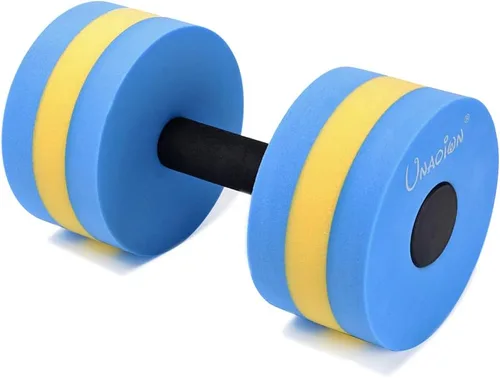 Miniatura 4 de Pesas de agua para ejercicio de piscina, 2 unidades, mancuernas de agua, aeróbicos, pesas de piscina, pesas acuáticas de resistencia ligera