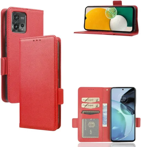 Miniatura 263 de Funda de piel sintética compatible con Motorola Moto E22 4G, funda de piel sintética compatible con Motorola Moto E22i 4G, color negro