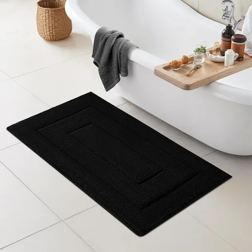 Miniatura 113 de GRANNY SAYS Alfombras de baño antideslizantes, lavables, extra suaves y absorbentes de agua para baño, alfombra de baño peluda de felpa, alfombra