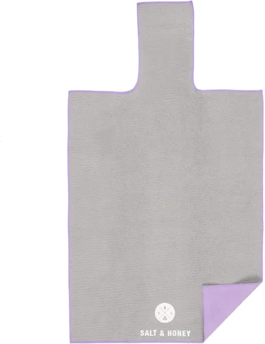 Miniatura 7 de Toalla antideslizante para la esterilla de pilates Salt & Honey Negro