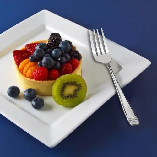 Miniatura 3 de Obstnny Juego de tenedores de postre de acero inoxidable, 6.7 pulgadas, juego de 12