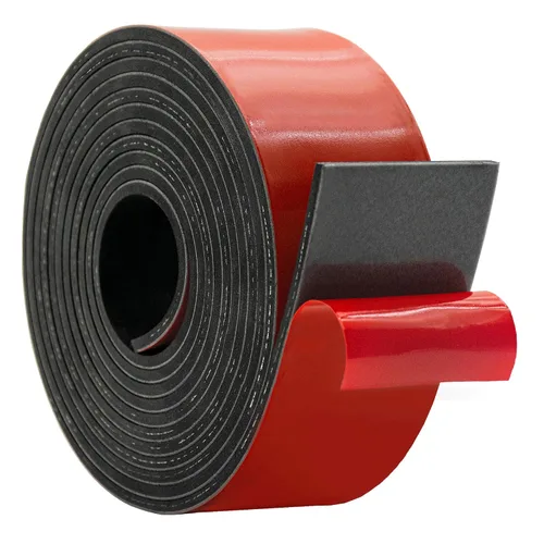 Miniatura 21 de DOBTIM Tiras de goma de neopreno adhesivas de goma sólida de 1/16 (.062)" de grosor X 2" de ancho X 10' de largo, hoja de goma autoadhesiva