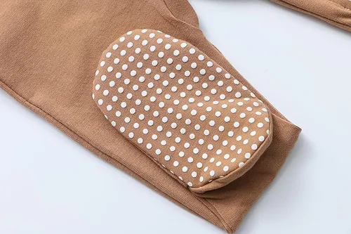 Miniatura 4 de Owlivia Pijama de bambú para bebé y niña, con cremallera frontal antideslizante