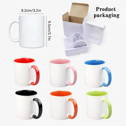 Miniatura 2 de Taza de café personalizada, regalos de Navidad para mujeres, tazas de café personalizadas con imagen, texto, cerámica, taza de café personalizada