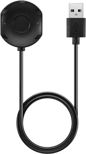 Miniatura 4 de Cable de carga compatible con Nokia Steel hr/Withings Hybrid Smartwatch Charger, 3.3 pies de repuesto USB magnético de carga rápida para reloj 2negro