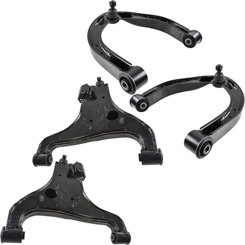 Miniatura 59 de TRQ Brazo de control delantero superior e inferior con rótula juego de 4 piezas compatible con Land Rover Range Rover 2003-2012