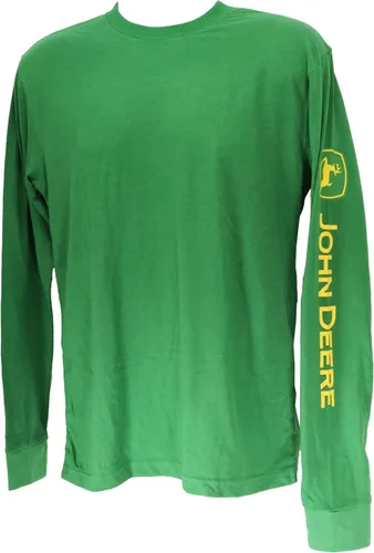Miniatura 7 de John Deere Camiseta de manga larga sólida con logotipo en la manga Negro