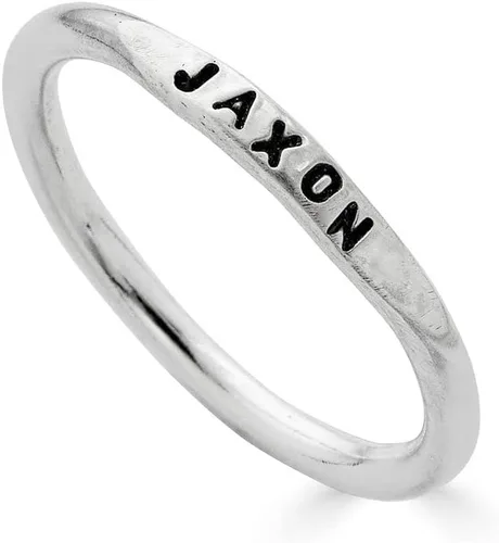 Miniatura 2 de By Hannah Design Teeny Tiny Stacking Sterling Silver Ring Personalized Ring