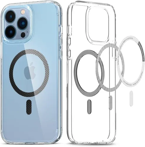 Miniatura 294 de Spigen Funda para iPhone 13 Mini, ultra híbrida MagFit [antiamarilleo] [compatible con Magsafe] - Transparente