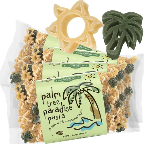 Miniatura 23 de Pastabilities Pasta con forma divertida para niños, sopa de fideos de dinosaurio, divertido dinosaurio con mezcla de sopa temática animal, pasta