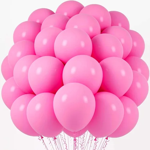Miniatura 173 de Voircoloria - Globos azul bebé claro, paquete de 66 globos de 12 pulgadas de látex para fiestas para niños y niñas, para cumpleaños, baby shower, 16