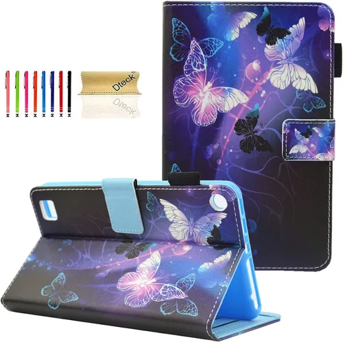Miniatura 9 de Dteck - Funda para tablet Kindle Fire 7, funda protectora completa con función atril ajustable y función de encendido y apagado automático