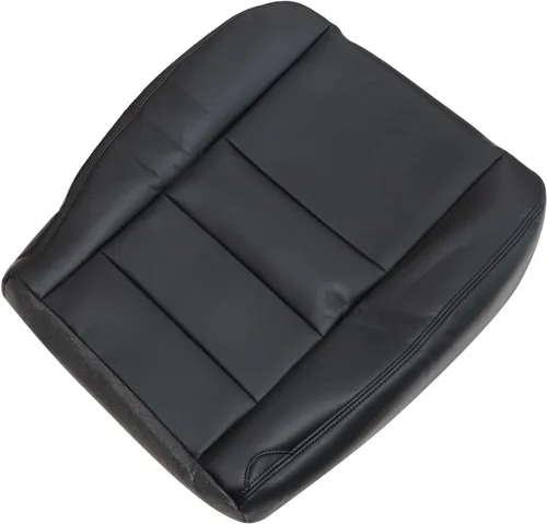 Miniatura 2 de NLQR Funda de repuesto para asiento delantero del lado del conductor y cojín de espuma compatible con Ford F250 F350 F450 F550 2002-2007, negro #333