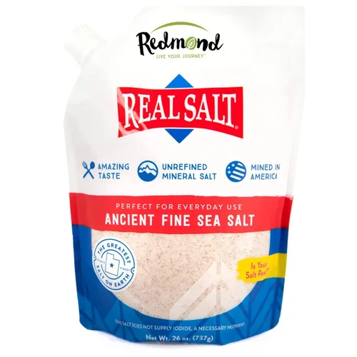 Miniatura 8 de Redmond Real Sea Salt - Natural sin refinar Kosher, sin gluten, bolsa de 16 onzas (paquete de 2)