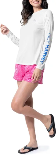 Miniatura 5 de Guy Harvey Camisa de protección solar de rendimiento de manga larga para mujer UPF 50+