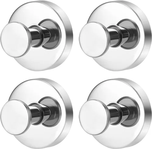 Miniatura 11 de Ganchos de Ventosa para Ducha, Ganchos de Toalla Sin Taladrar para Pared de Baño, Cocina, Vidrio, Espejo, Azulejos - Ideales para Colgar Toallas