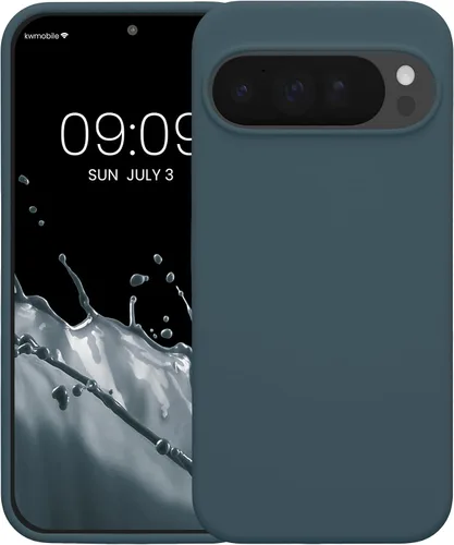 Miniatura 627 de kwmobile Funda Compatible con Google Pixel 6 Pro - Funda de teléfono de silicona TPU con acabado suave - Azul Arrecife