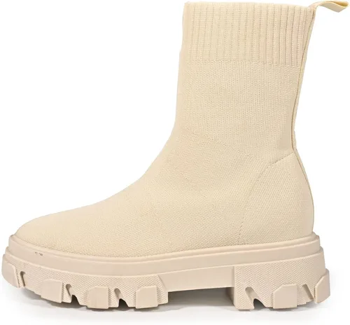 Miniatura 2 de READYSALTED - Botines de plataforma para mujer con tacón grueso (DENAH601)