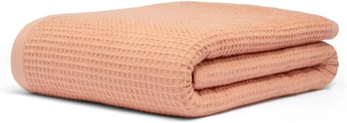 Miniatura 7 de Manta multiusos 100% de algodón de fibra extralarga, suave y transpirable, ligera para todas las estaciones, para sofá, sofá, cama, lavable a Espiga