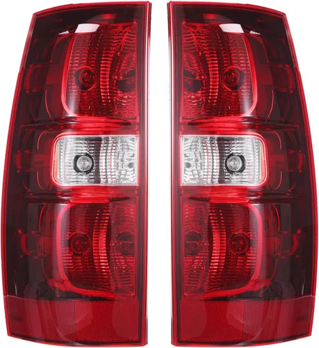 Boine Luz Trasera Compatible con 2007-2014 Chevy Tahoe Suburban 1500 2500 Carcasa de Luz Trasera para Conductor y Pasajero Reemplaza GM2801196