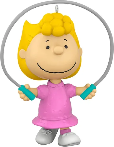Miniatura 9 de Adorno navideño personalizado de Hallmark Keepsake 2025, la pandilla de Peanuts trineando con Snoopy, regalos para fanáticos de Peanuts
