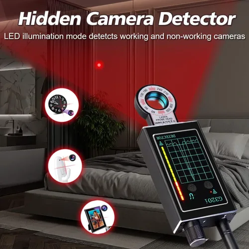 Miniatura 3 de Detector de dispositivos ocultos, detectores de cámara oculta, detector de errores, detector de espías, dispositivo de escucha buscador de cámara