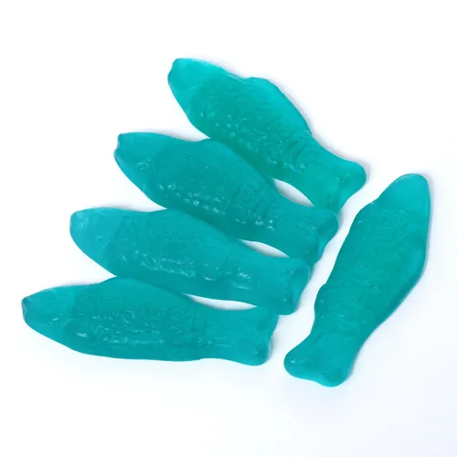 Miniatura 6 de SWEDISH FISH Caramelos suaves y masticables de limonada de frambuesa azul, caramelos a granel, bolsas de 12-3.59 onzas