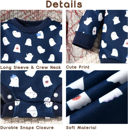 Miniatura 3 de Aalizzwell Sudadera de gran tamaño para bebé niña y niño