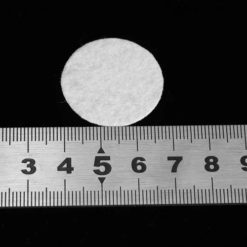Miniatura 7 de 100 filtros de algodón para máquina de belleza, 7 tamaños (0.39 a 1.79 pulgadas), eliminación de puntos negros, suavizantes, hipoalergénicos