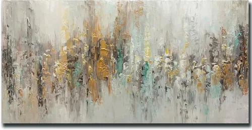 Miniatura 7 de V-inspire Arte, Pintura al óleo de 24x36 pulgadas, Pintura de Lienzo Moderna para Decoración del Hogar, Pintura Mural Abstracta