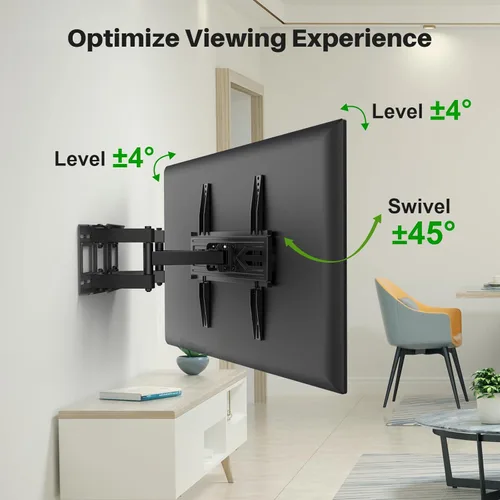 Miniatura 3 de USX MOUNT Soporte de pared para TV de movimiento completo para la mayoría de televisores de 32 a 70 pulgadas de hasta 99 libras, soporte de pared