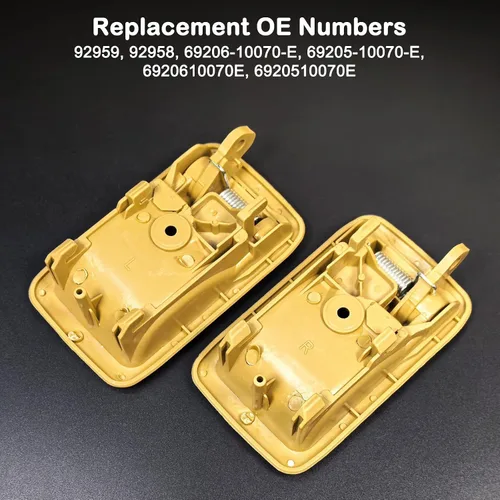Miniatura 5 de Manijas interiores interiores para Toyota Tacoma 2001-2004, 4Runner 1996-2002, Camry 1987-1991, Tercel 1995-1998, lado del conductor y del pasajero