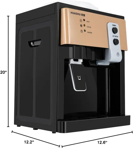 Miniatura 10 de Dispensador de enfriador de agua caliente y fría para uso en casa de oficina 110V marrón + negro
