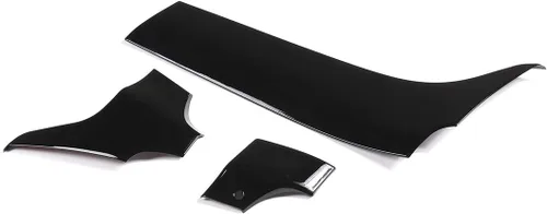Miniatura 3 de Control central del coche Decoración Panel Trim Accesorios 3 unids para Mercedes Benz GLE GLS ML GL Clase 320 350 400 2012-2019 (negro)