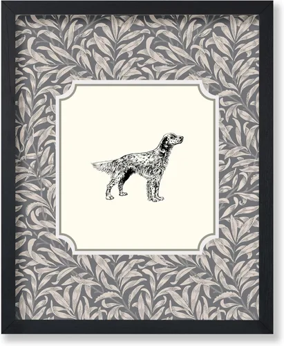 Miniatura 20 de Poster Master Póster Vintage de Cocker Spaniel Inglés - Impronta Retro de Perro - Arte Floral - Arte de Cachorros - Arte para Amantes de Animales