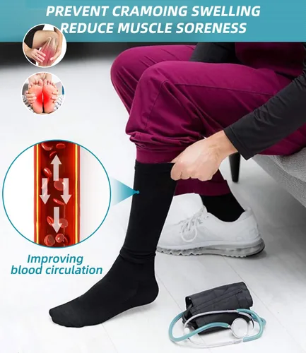 Miniatura 2 de FuelMeFoot Calcetines de compresión - 20-30mmHg Soporte graduado para hombres y mujeres, ideales para fútbol, correr y enfermeras